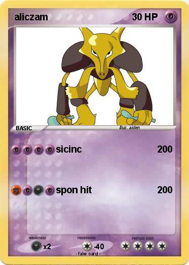 Pokemon aliczam