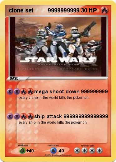 Pokemon clone set         9999999999