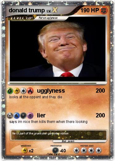 Pokemon donald trump