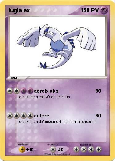 Pokemon lugia ex
