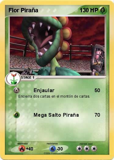 Pokemon Flor Piraña