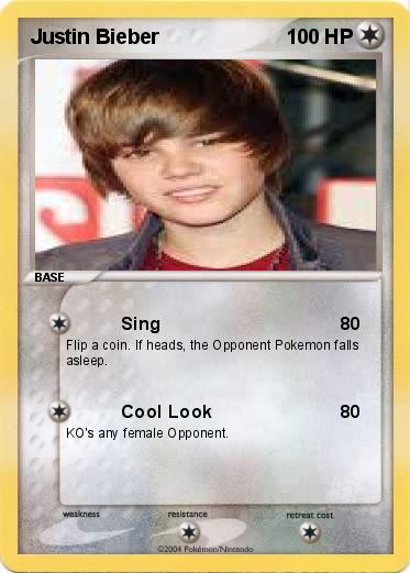 Pokemon Justin Bieber 