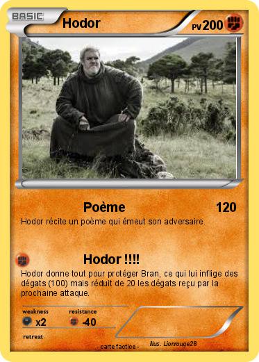 Pokemon Hodor