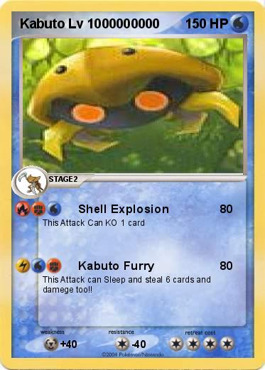 Pokemon Kabuto Lv 1000000000