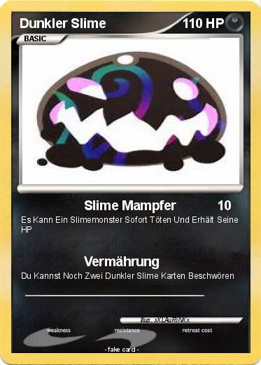 Pokemon Dunkler Slime