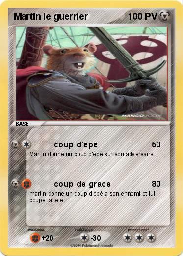 Pokemon Martin le guerrier