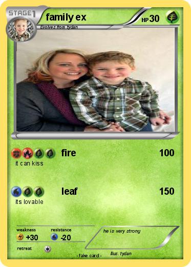 Pokemon family ex
