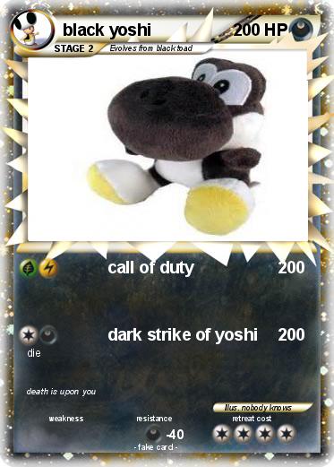 Pokemon black yoshi