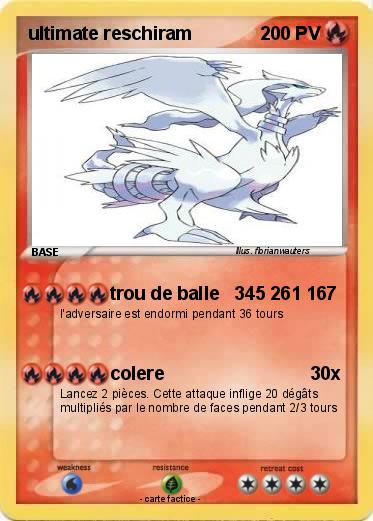 Pokemon ultimate reschiram
