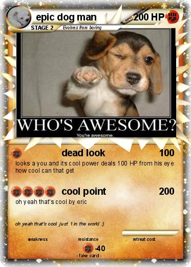 Pokemon epic dog man