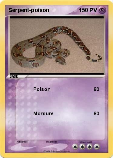 Pokemon Serpent-poison