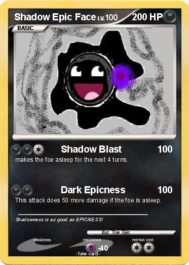 Pokemon Shadow Epic Face