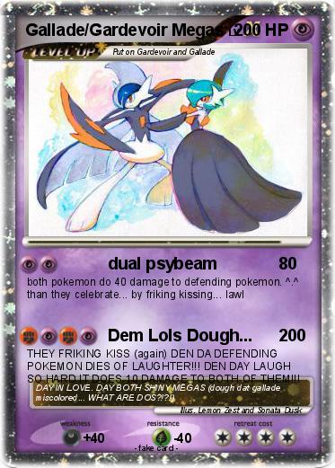 Pokemon Gallade/Gardevoir Megas