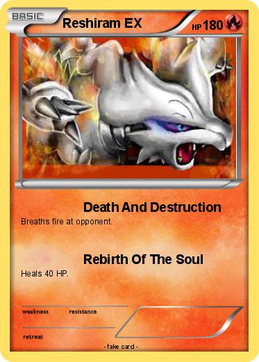 Pokemon Reshiram EX