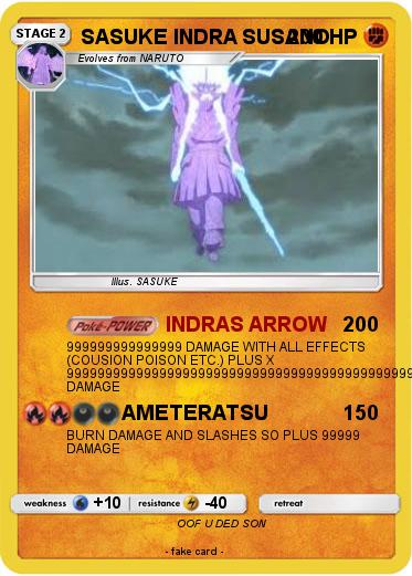 Pokemon SASUKE INDRA SUSANO