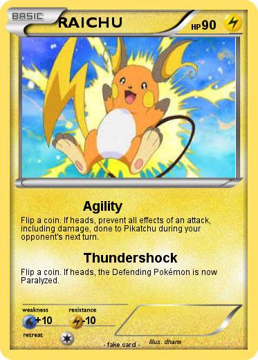 Pokemon RAICHU