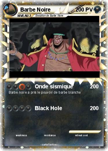 Pokemon Barbe Noire