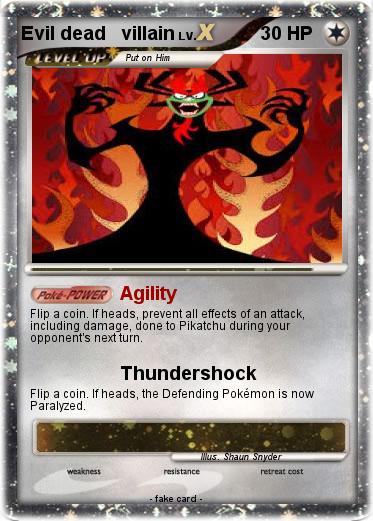 Pokemon Evil dead   villain