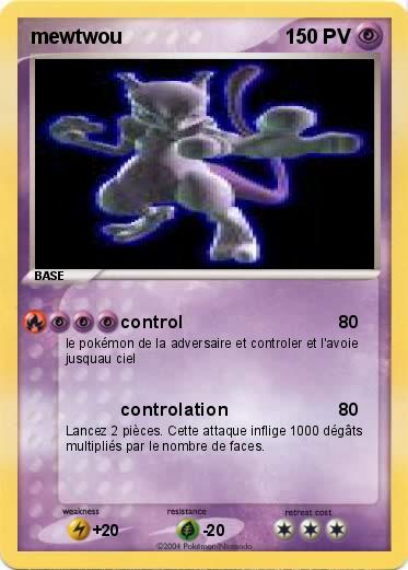 Pokemon mewtwou