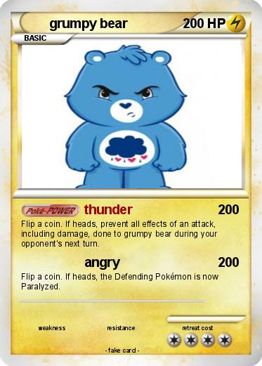 Pokemon grumpy bear