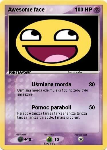 Pokemon Awesome face