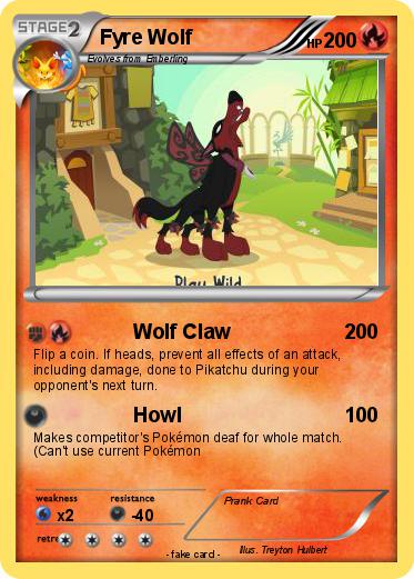 Pokemon Fyre Wolf