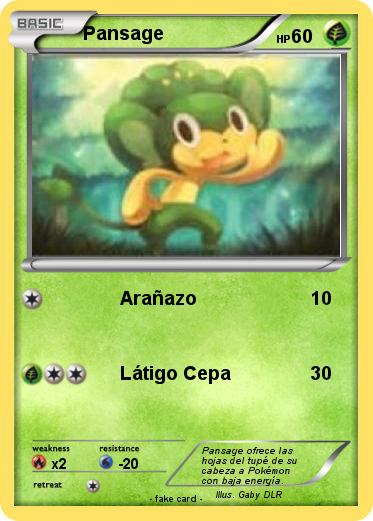 Pokemon Pansage