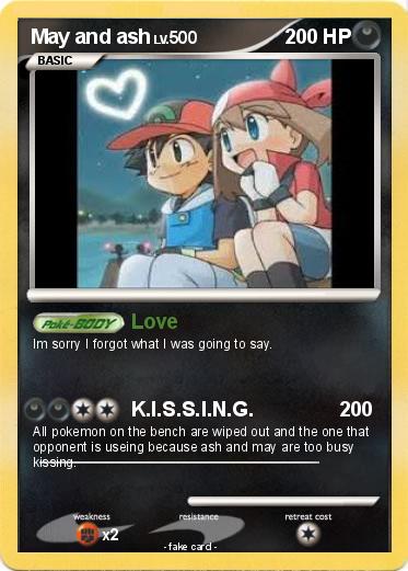 Pokemon May and ash