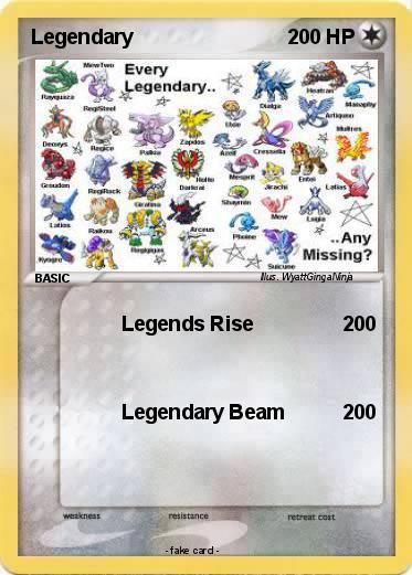 Pokemon Legendary