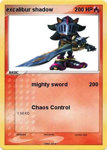 Pokemon excalibur shadow