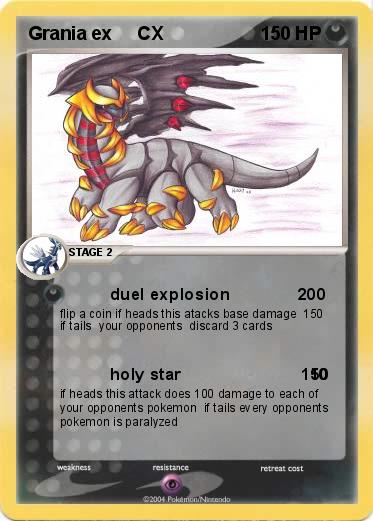 Pokemon Grania ex     CX