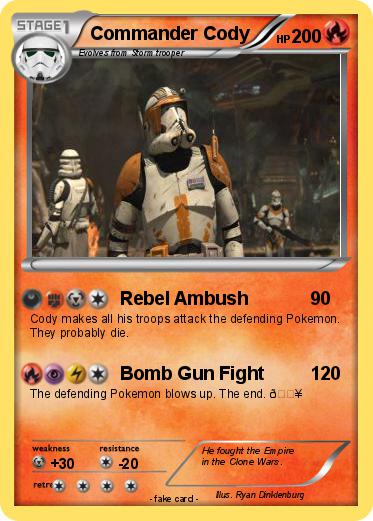 Pokemon Commander Cody