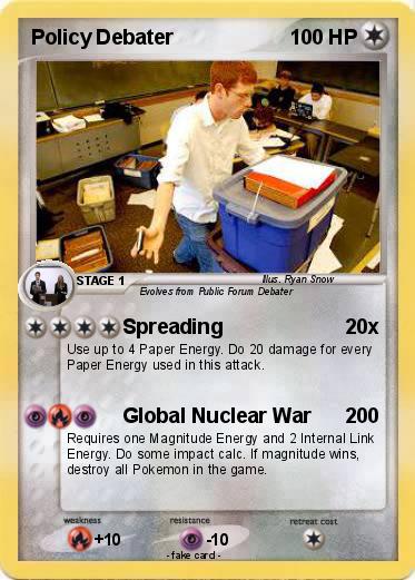 Pokemon Policy Debater