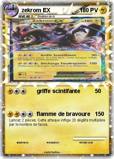 Pokemon zekrom EX