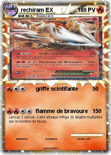 Pokemon rechiram EX