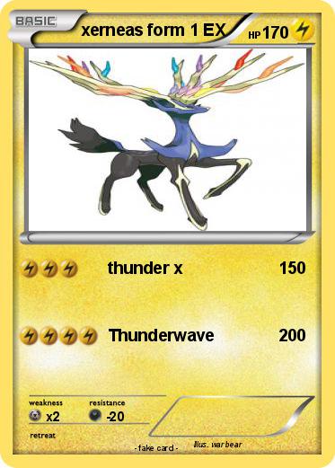 Pokemon xerneas form 1 EX
