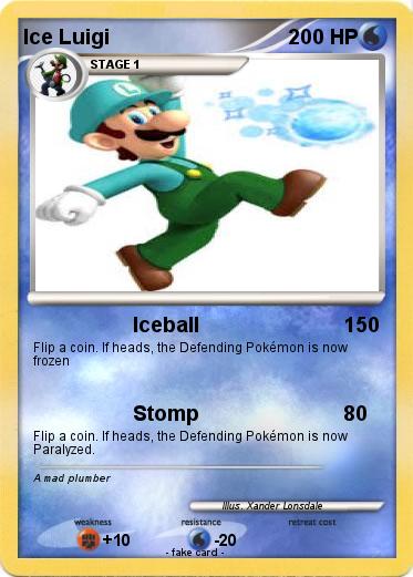 Pokemon Ice Luigi