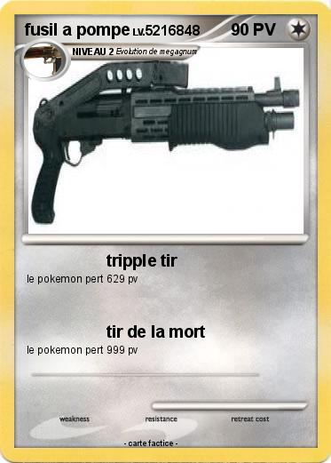 Pokemon fusil a pompe