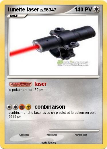 Pokemon lunette laser