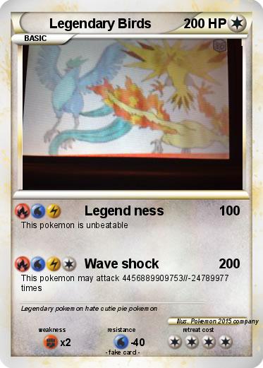 Pokemon Legendary Birds