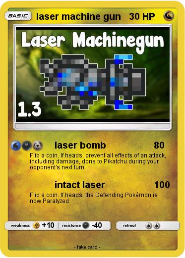 Pokemon laser machine gun