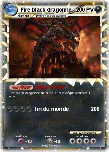Pokemon Fire black dragonne