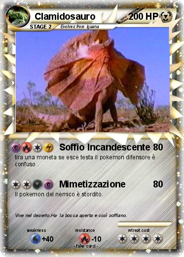 Pokemon Clamidosauro