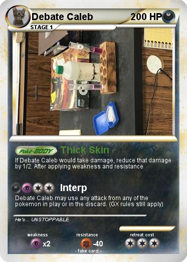 Pokemon Debate Caleb