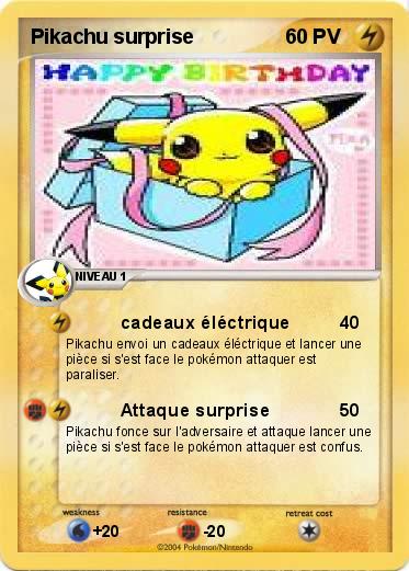Pokemon Pikachu surprise