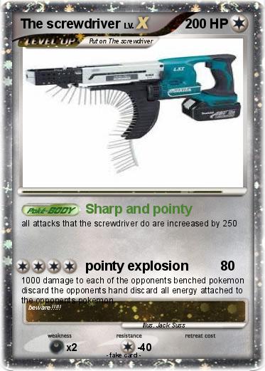 Pokemon The screwdriver