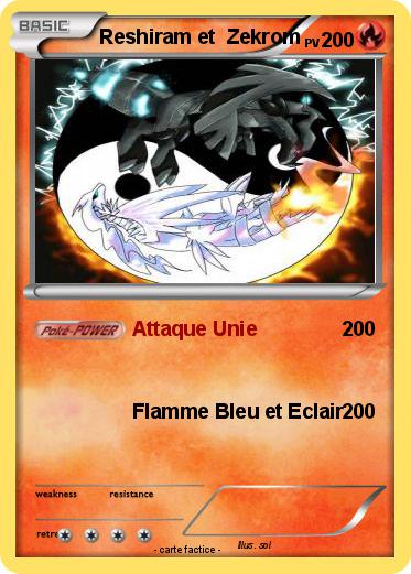 Pokemon Reshiram et  Zekrom