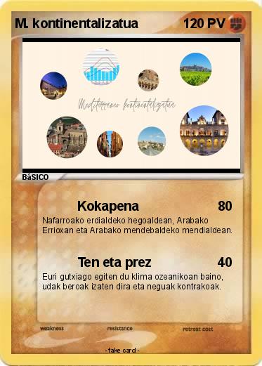 Pokemon M. kontinentalizatua