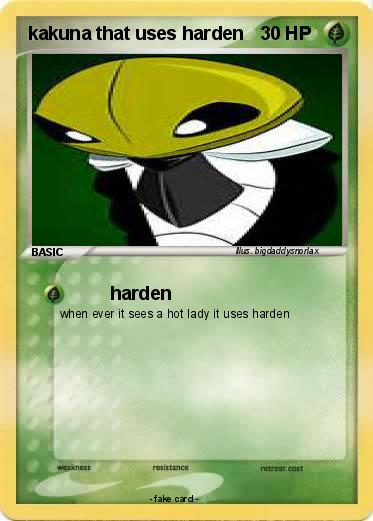 Pokemon kakuna that uses harden