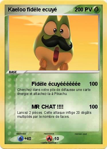 Pokemon Kaeloo fidèle ecuyé